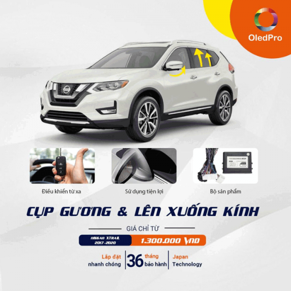 Gập Gương Lên Xuống Kinh Ô Tô OledPro