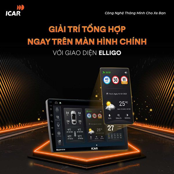 Màn hình Android ICAR Elliview UE Lite