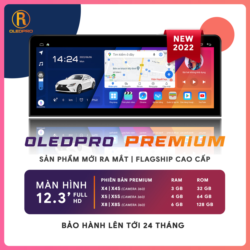 Màn Hình Android OLEDPRO Premium 12.3 inch 2022