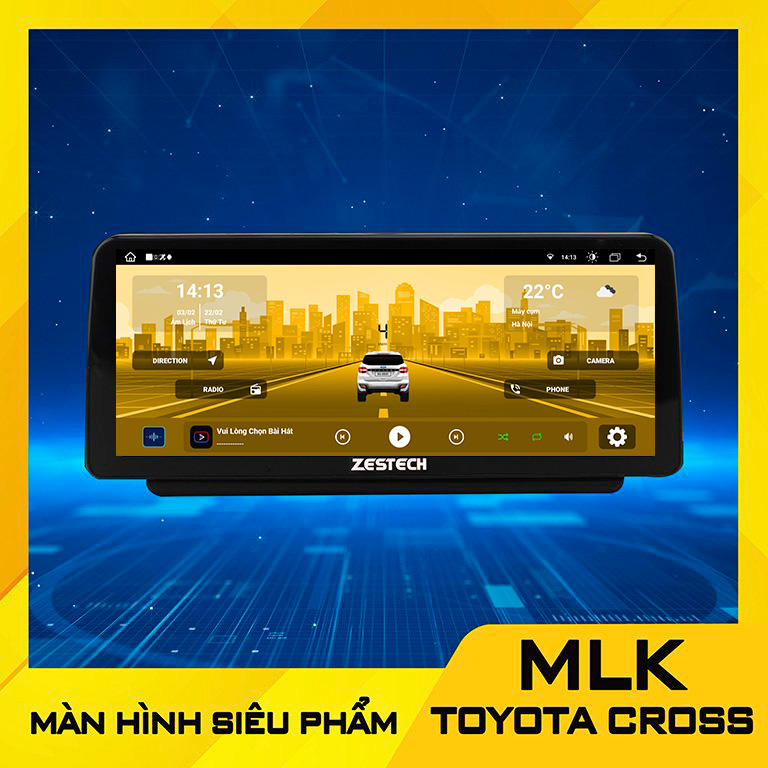 Màn hình ô tô Zestech MLK Toyota Cross