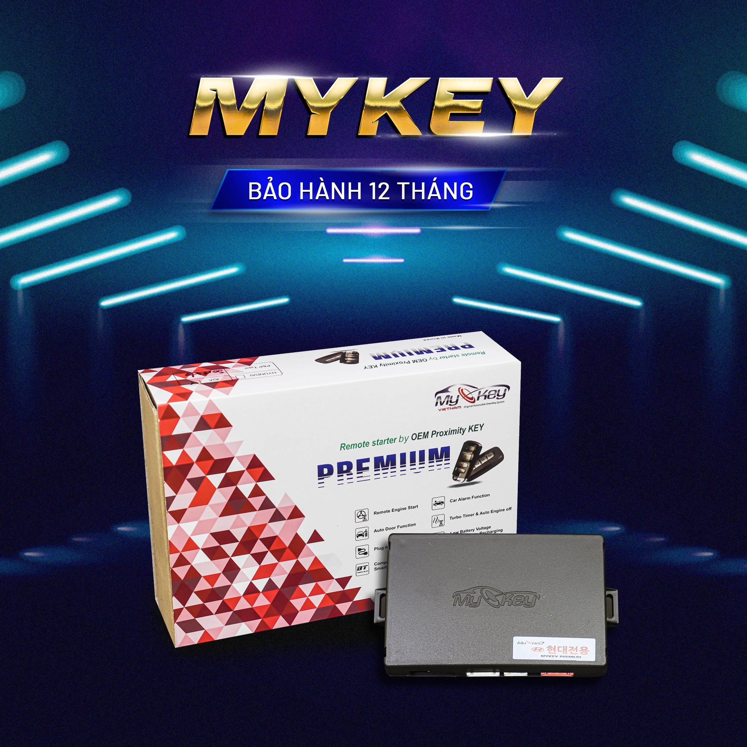 Mykey - Đề nổ từ xa cho các dòng xe Hàn Quốc